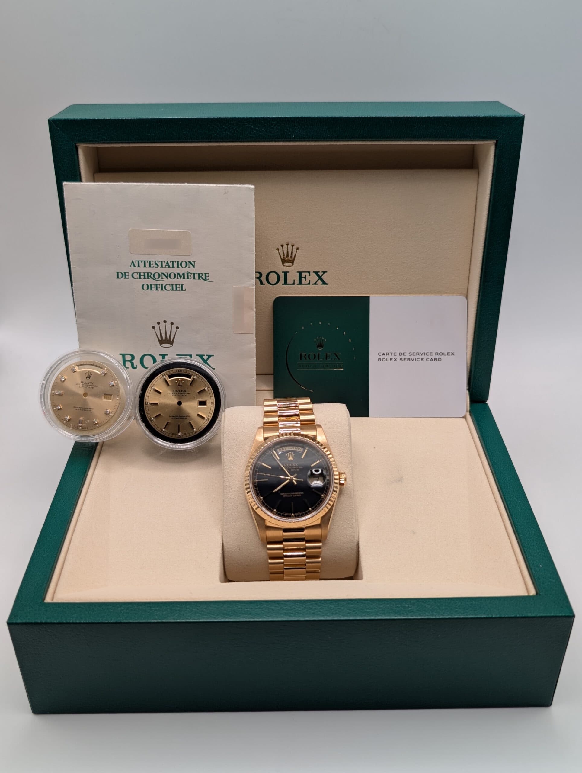 Rolex Day-Date 18238 - Warranty
