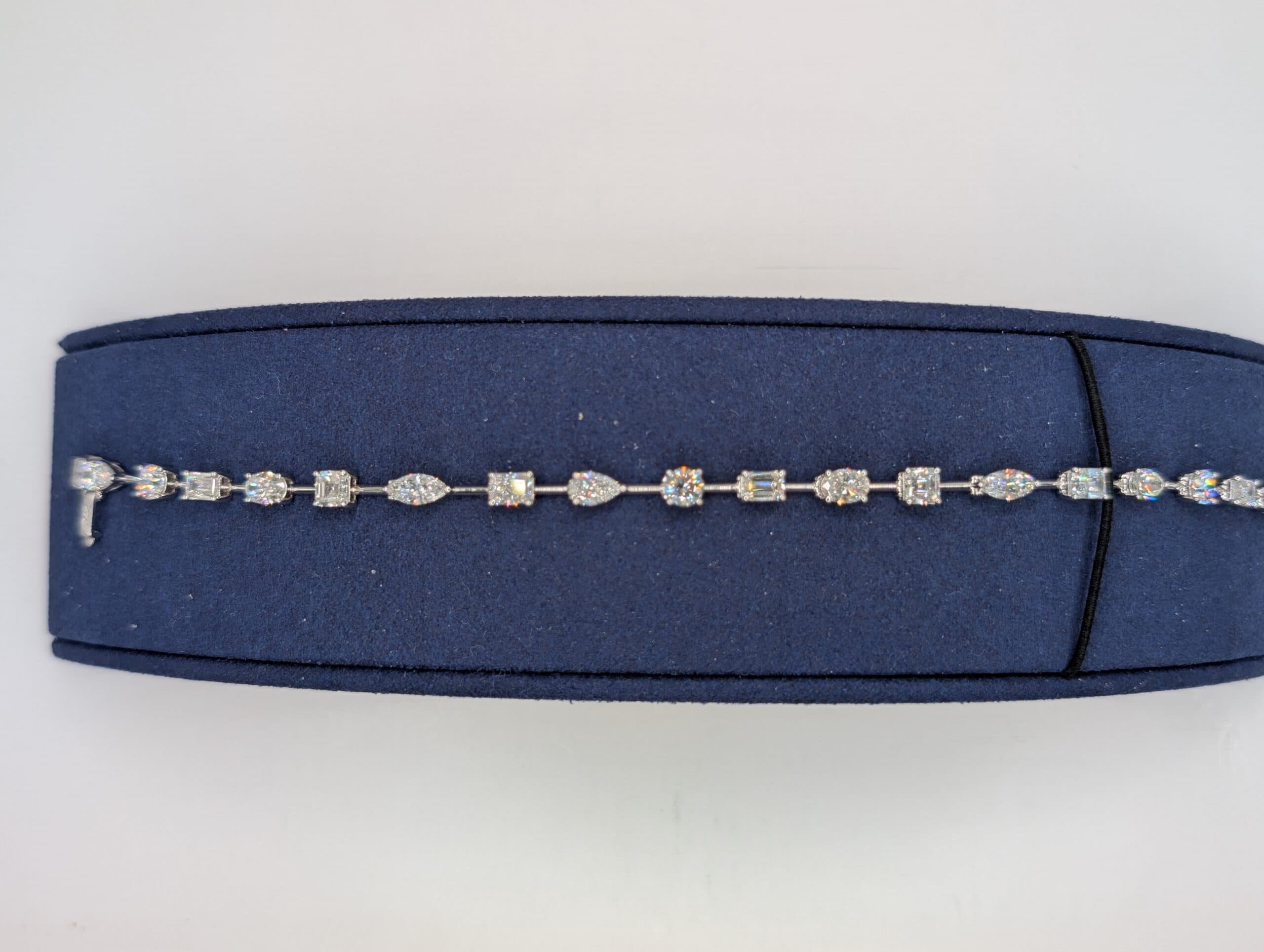 Lab Diamond Tennis Bracelet (5.98 Carats) - Zoomed Out
