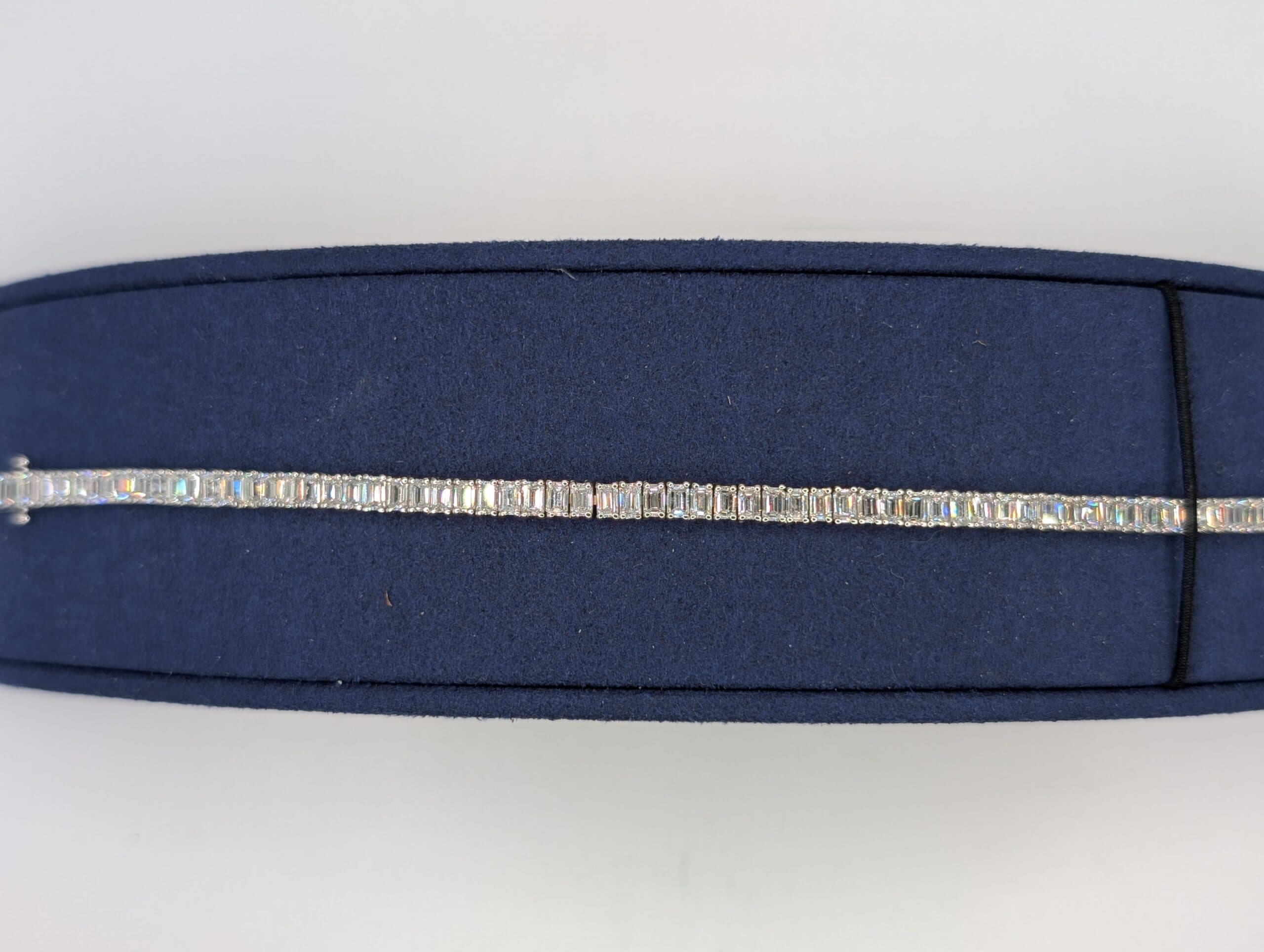 Lab Diamond Tennis Bracelet (6.59 Carats) - Zoomed Out