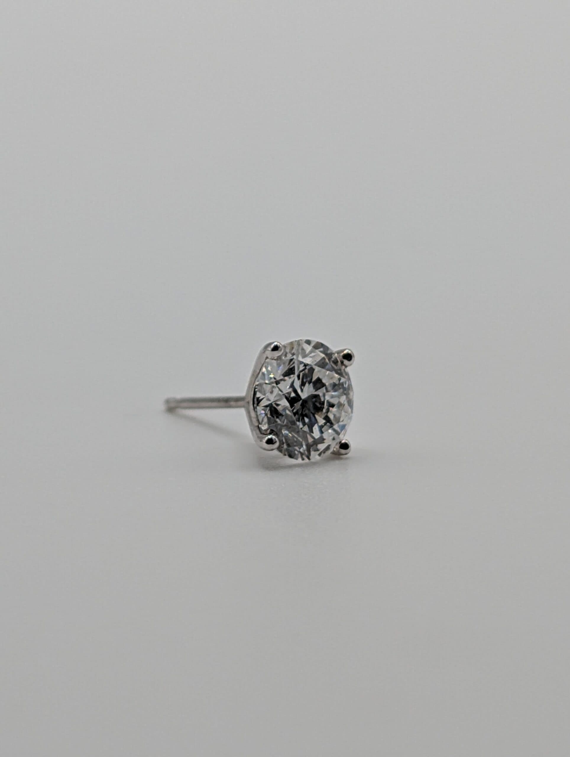 Round Lab Diamond Stud Earrings (2.58 ct. tw.)