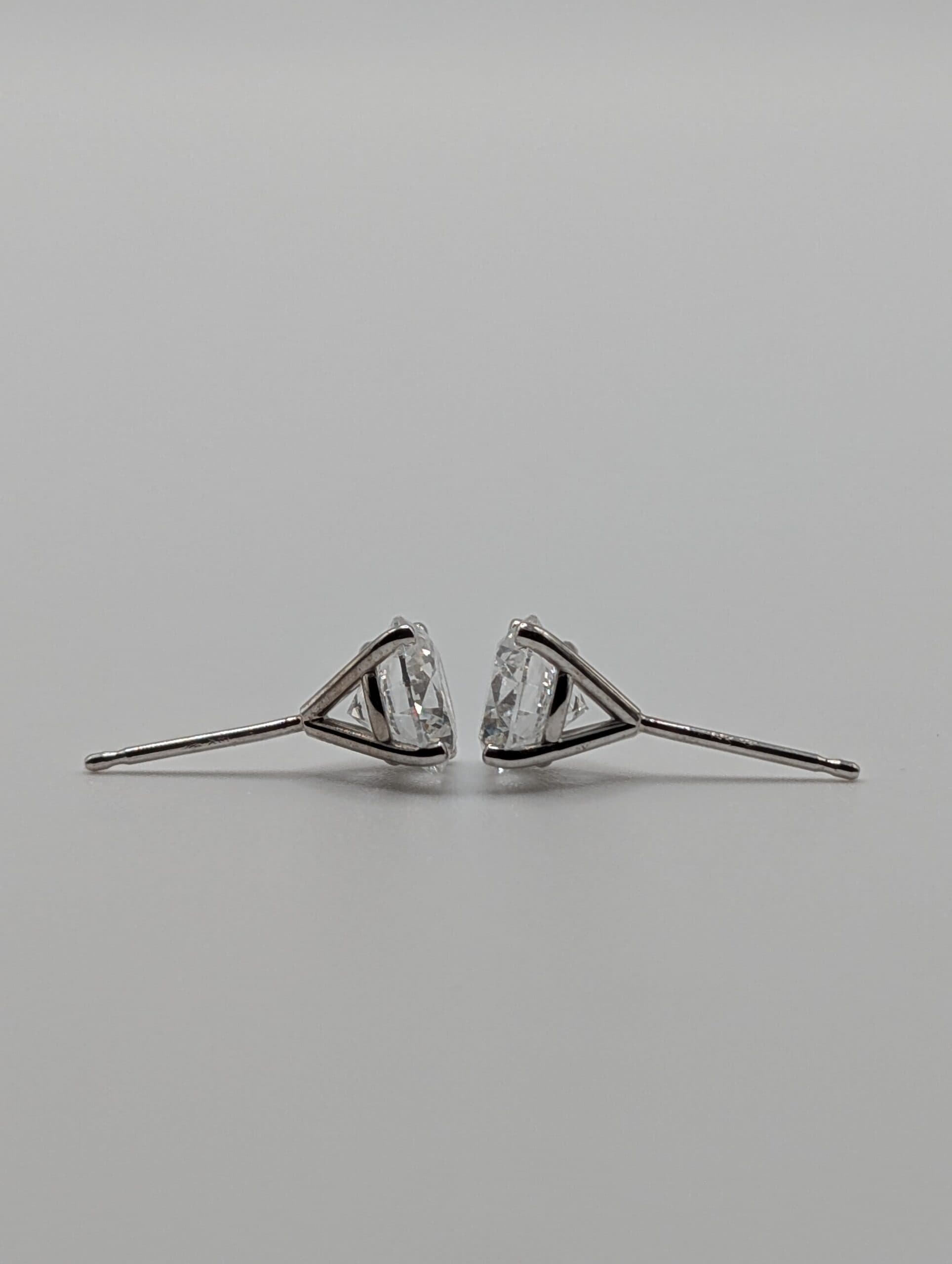 Round Lab Diamond Stud Earrings (2.58 ct. tw.)
