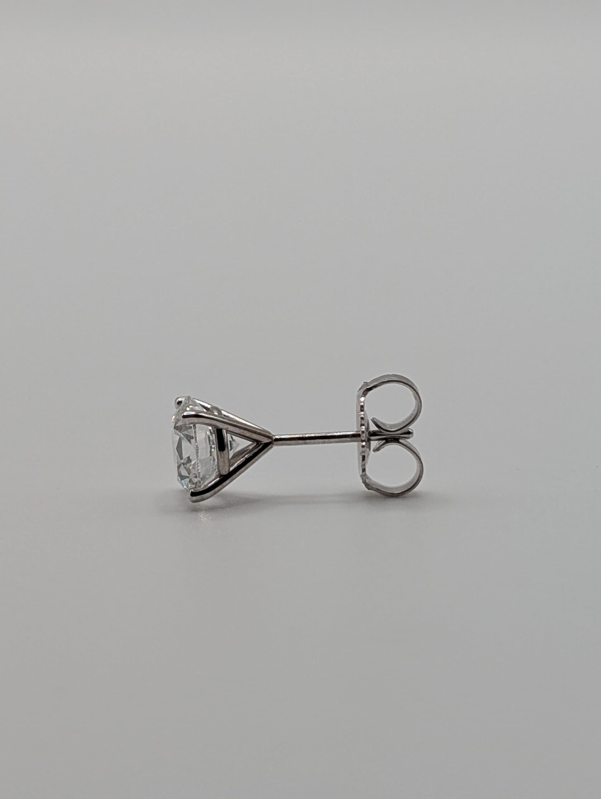 Round Lab Diamond Stud Earrings (2.58 ct. tw.)