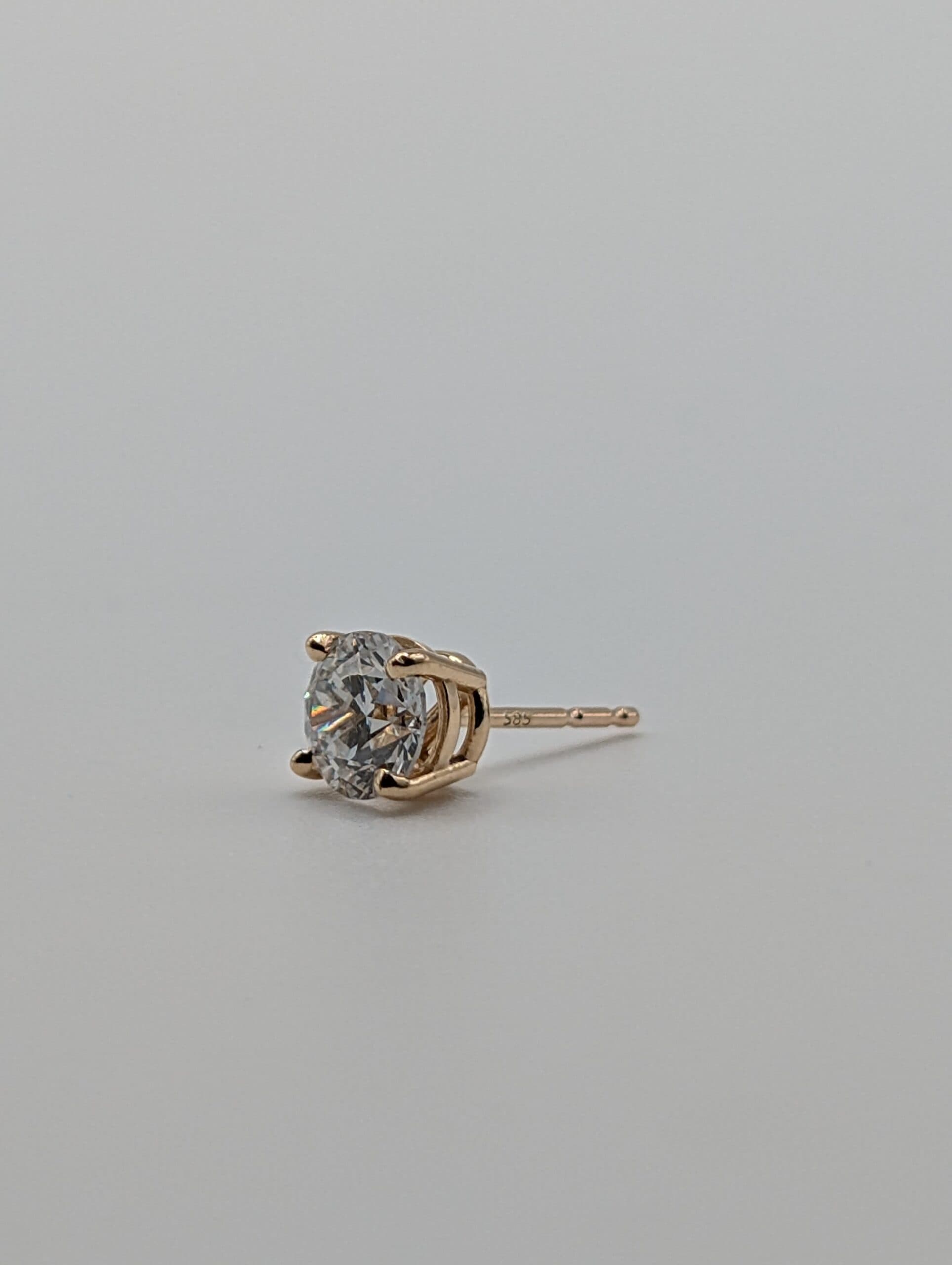 Round Lab Diamond Stud Earrings (1.5 ct. tw.)