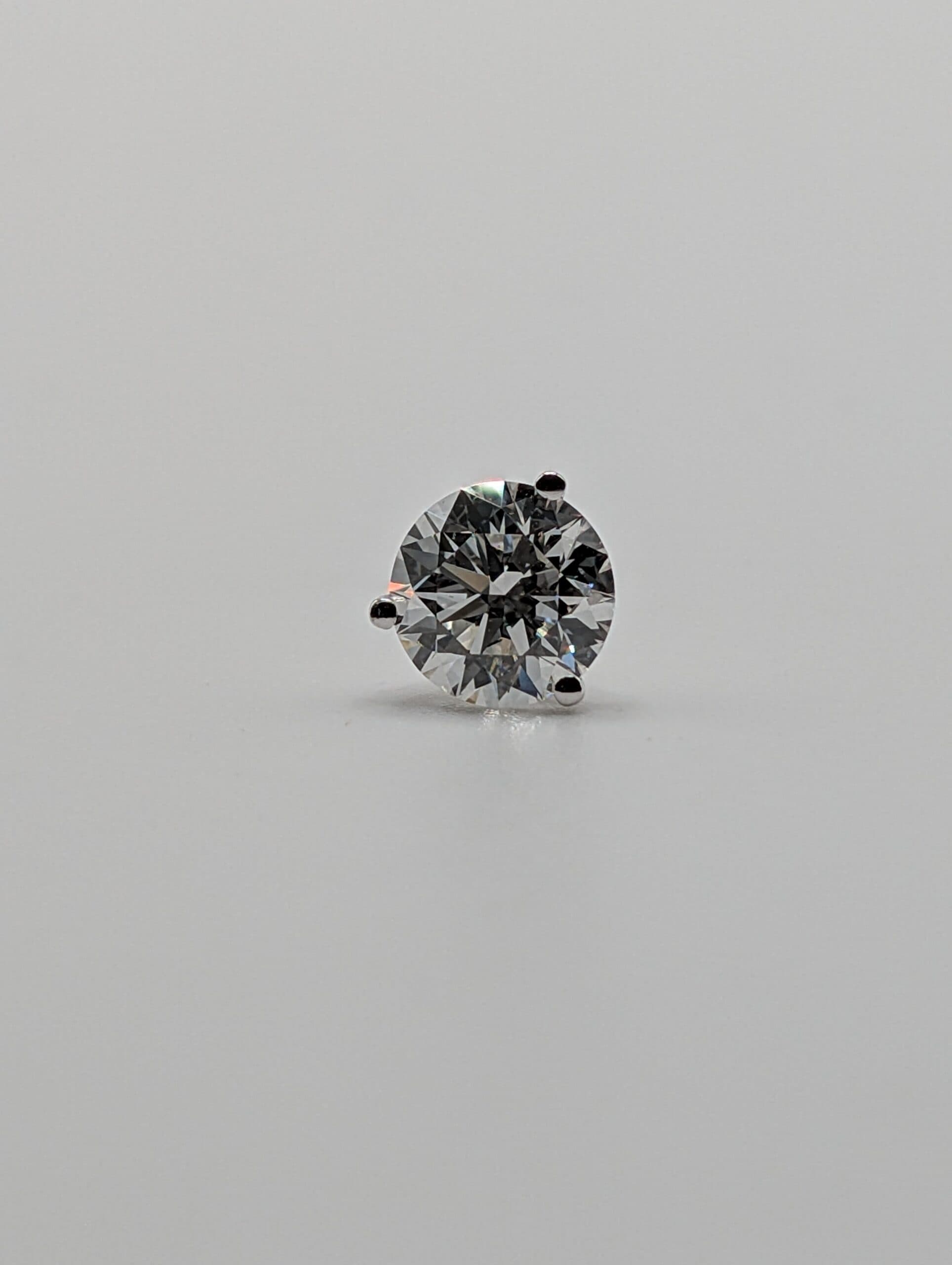 Three-Prong Lab Diamond Martini Earrings (4.0 ct. tw.)