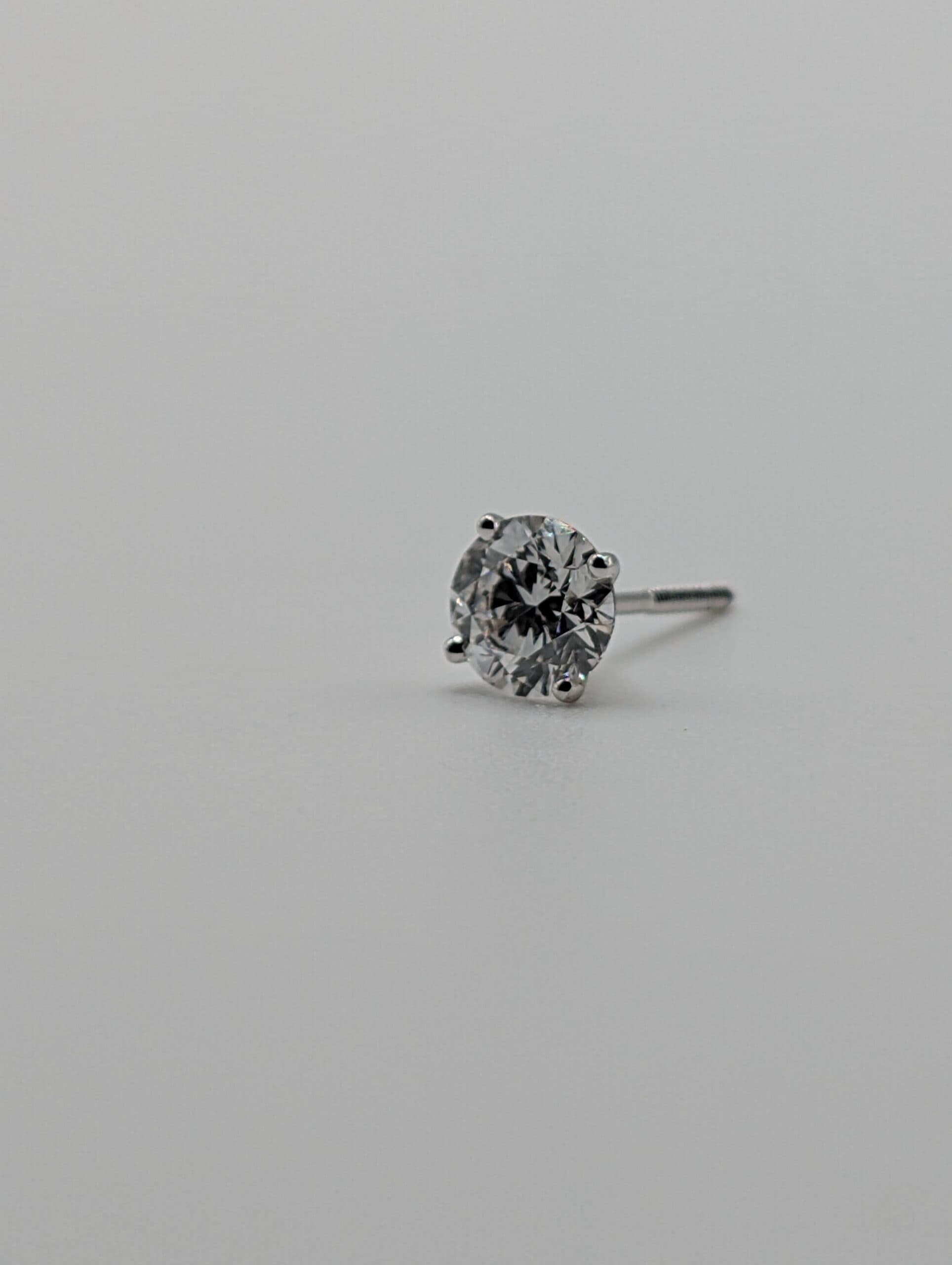 Four Prong Lab Diamond Martini Earrings (2.06 ct. tw.)