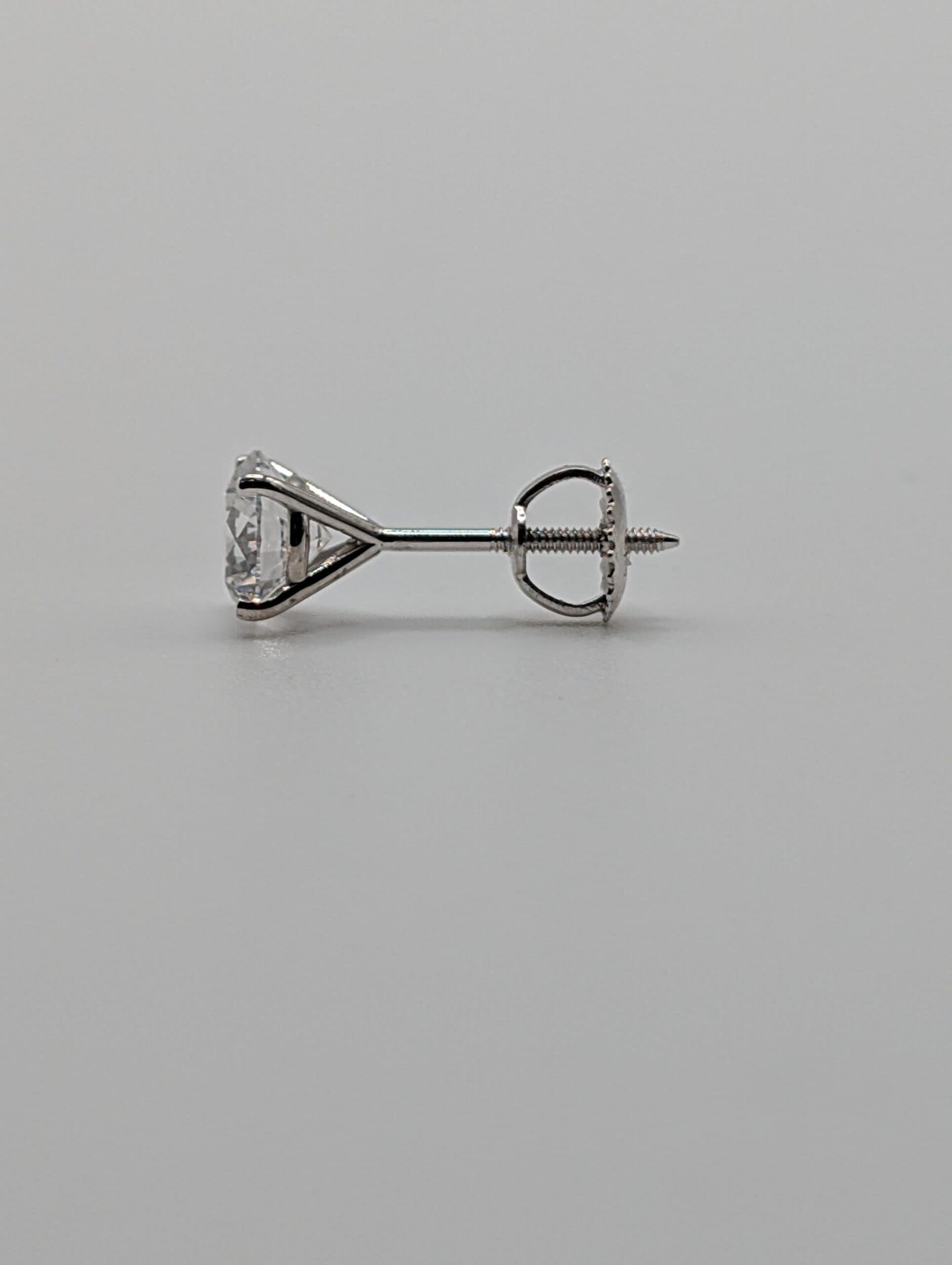 Four Prong Lab Diamond Martini Earrings (2.06 ct. tw.)