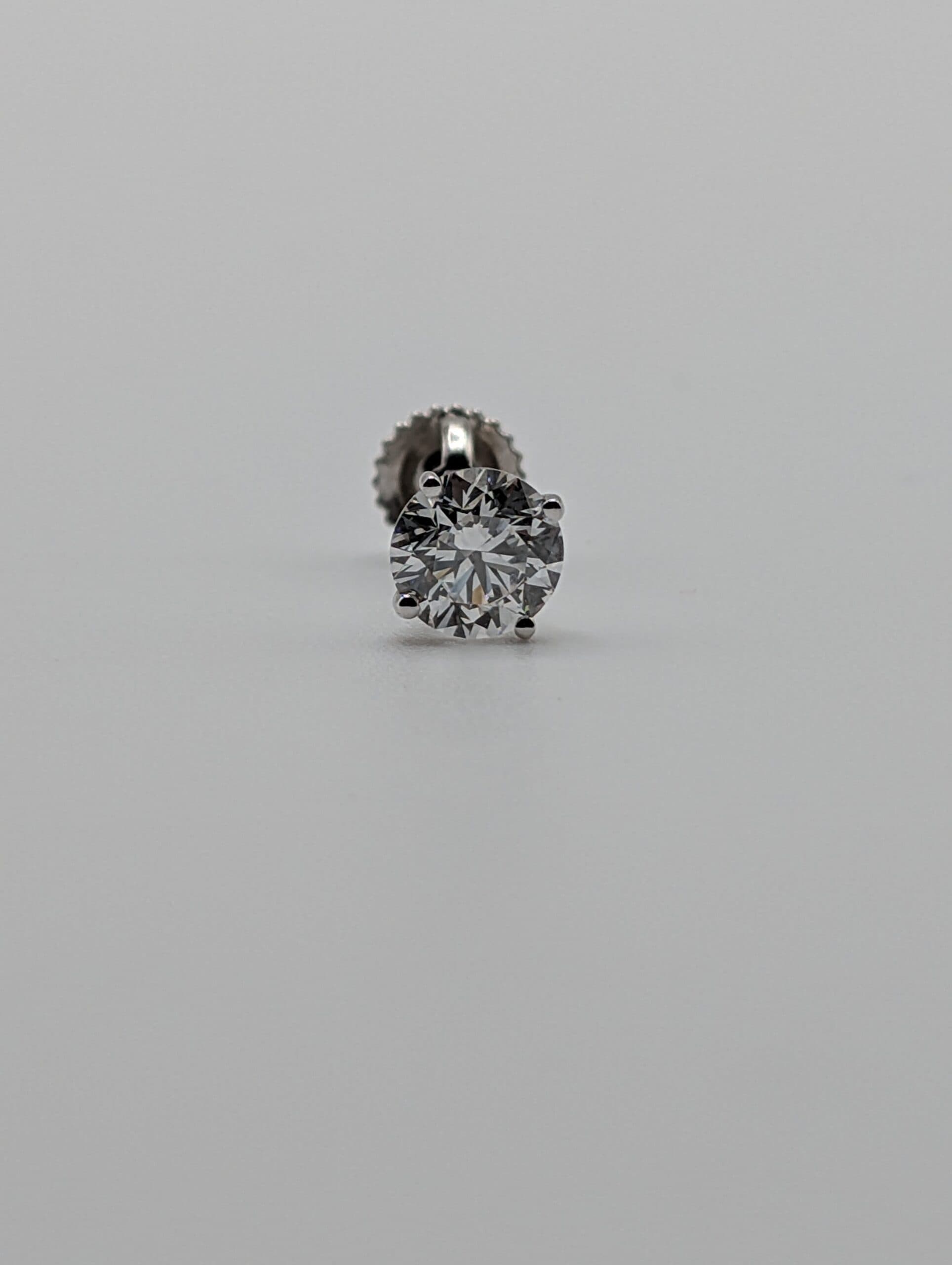 Four Prong Lab Diamond Martini Earrings (2.06 ct. tw.)