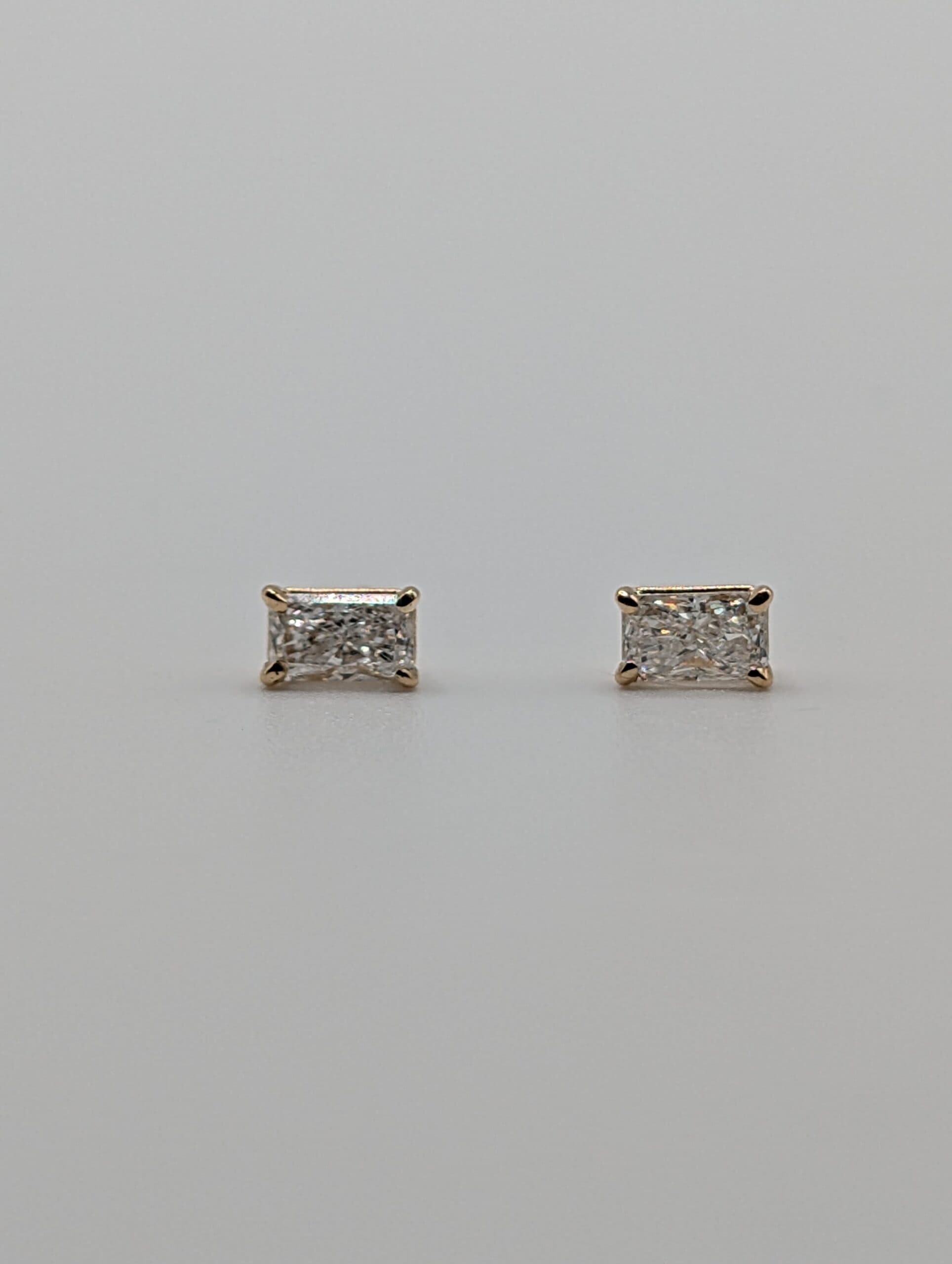 Radiant Cut Lab Diamond Stud Earrings (0.54 ct. tw.)