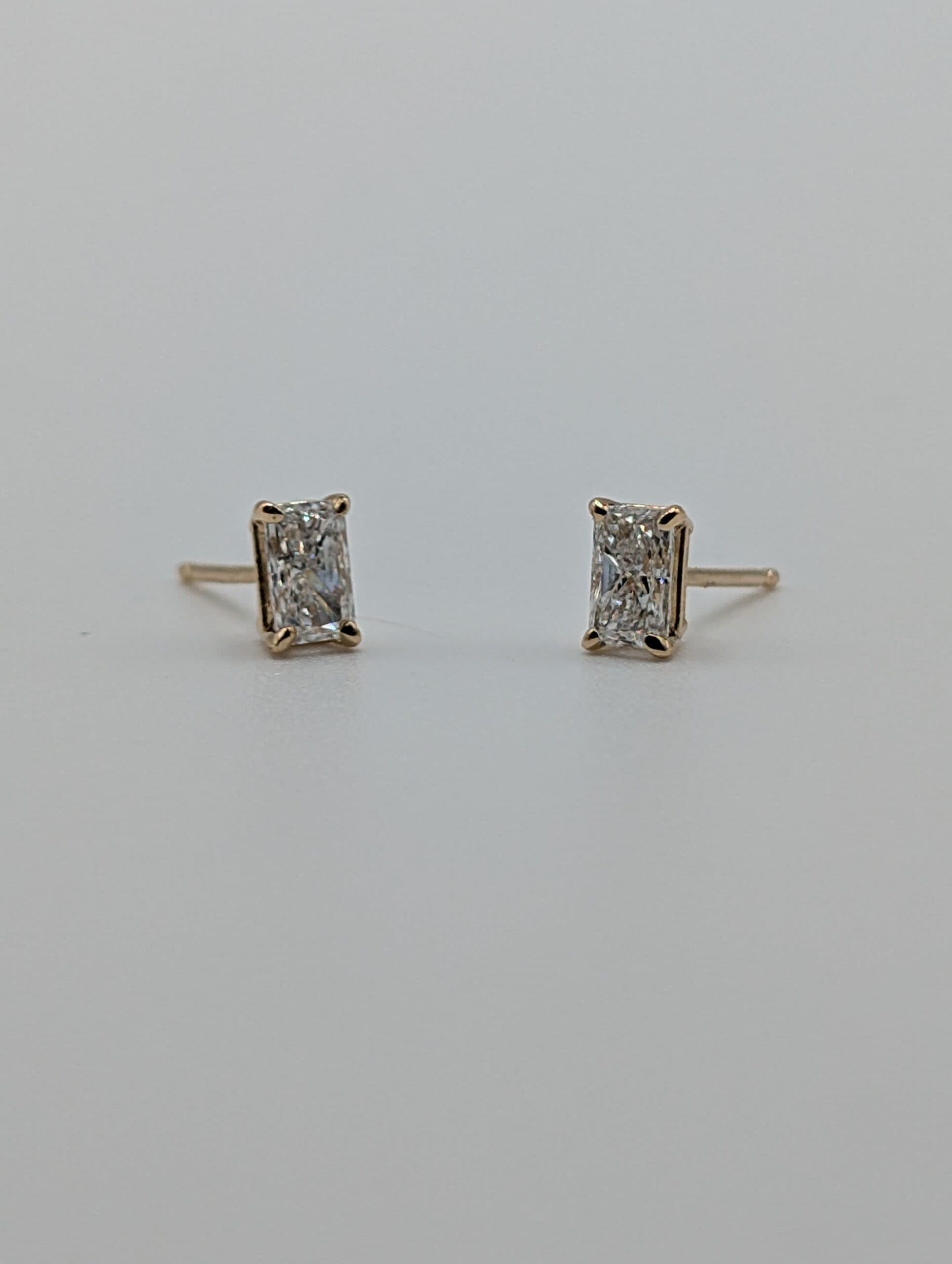 Radiant Cut Lab Diamond Stud Earrings (0.54 ct. tw.)
