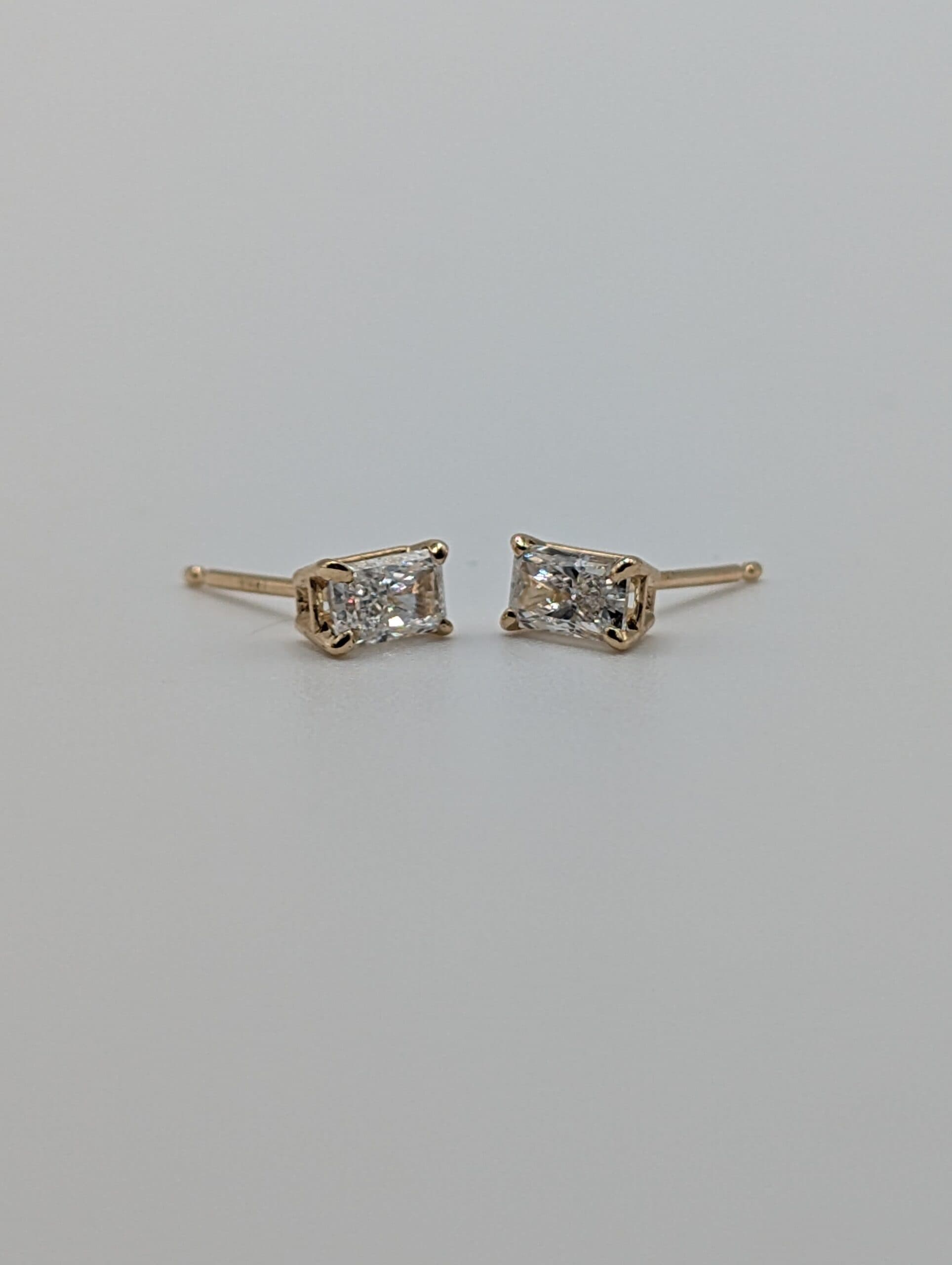Radiant Cut Lab Diamond Stud Earrings (0.54 ct. tw.)