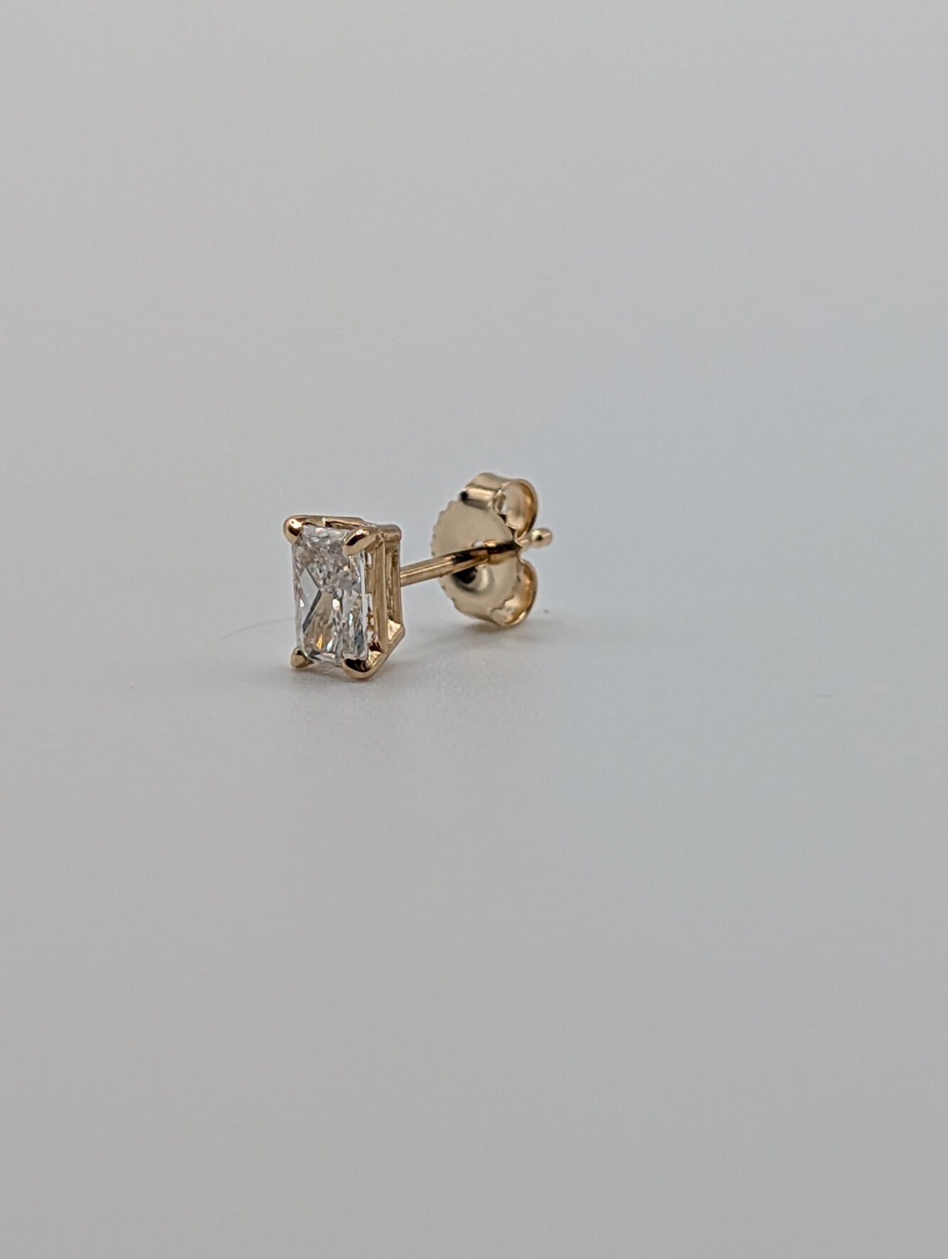 Radiant Cut Lab Diamond Stud Earrings (0.54 ct. tw.)