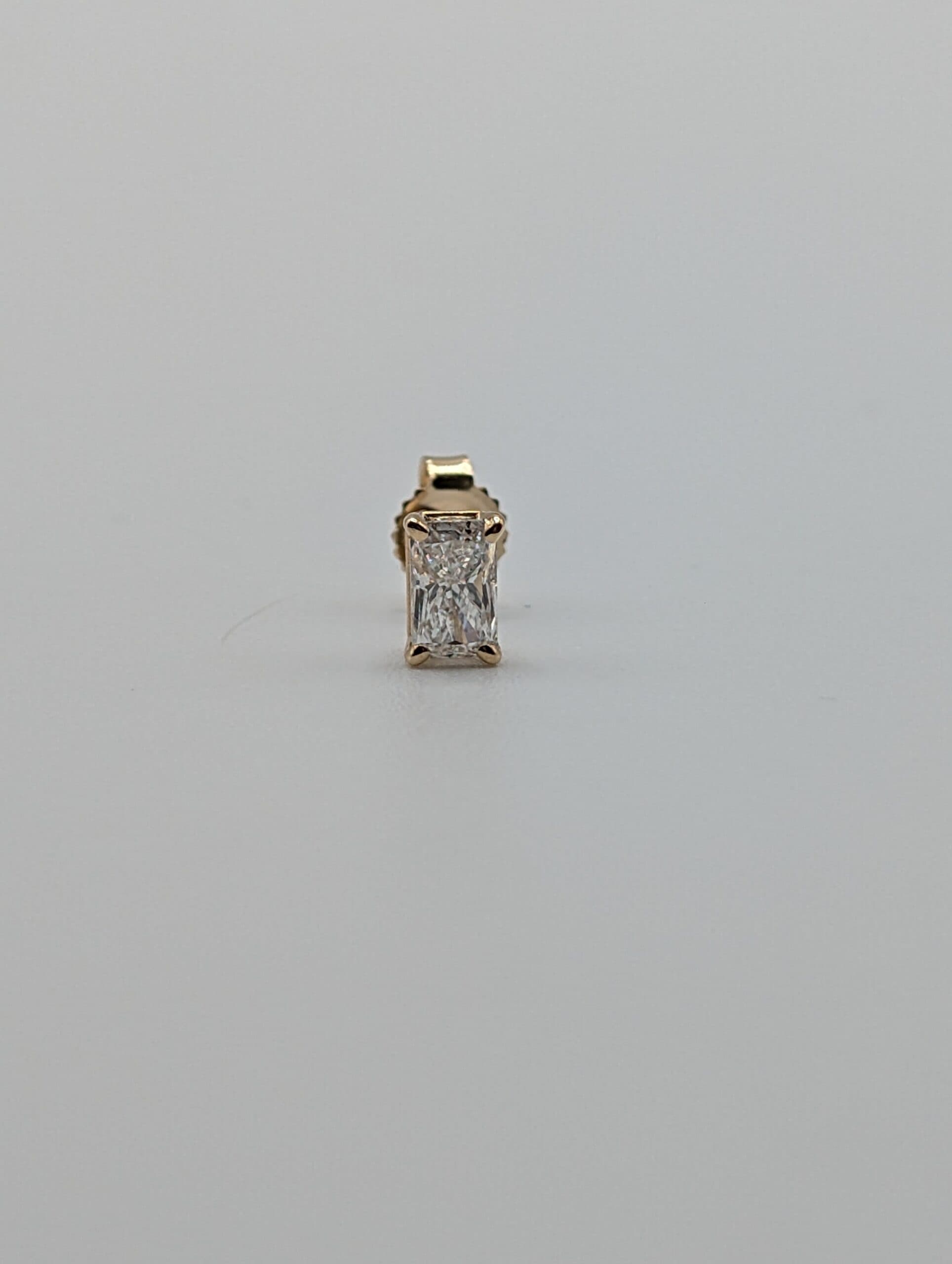 Radiant Cut Lab Diamond Stud Earrings (0.54 ct. tw.)