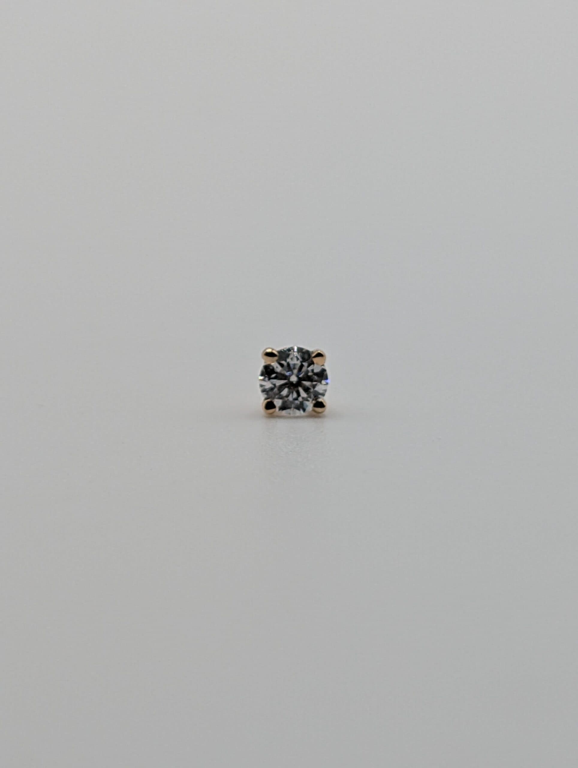 Four Prong Lab Round Diamond Stud Earrings (0.50 ct. tw.)