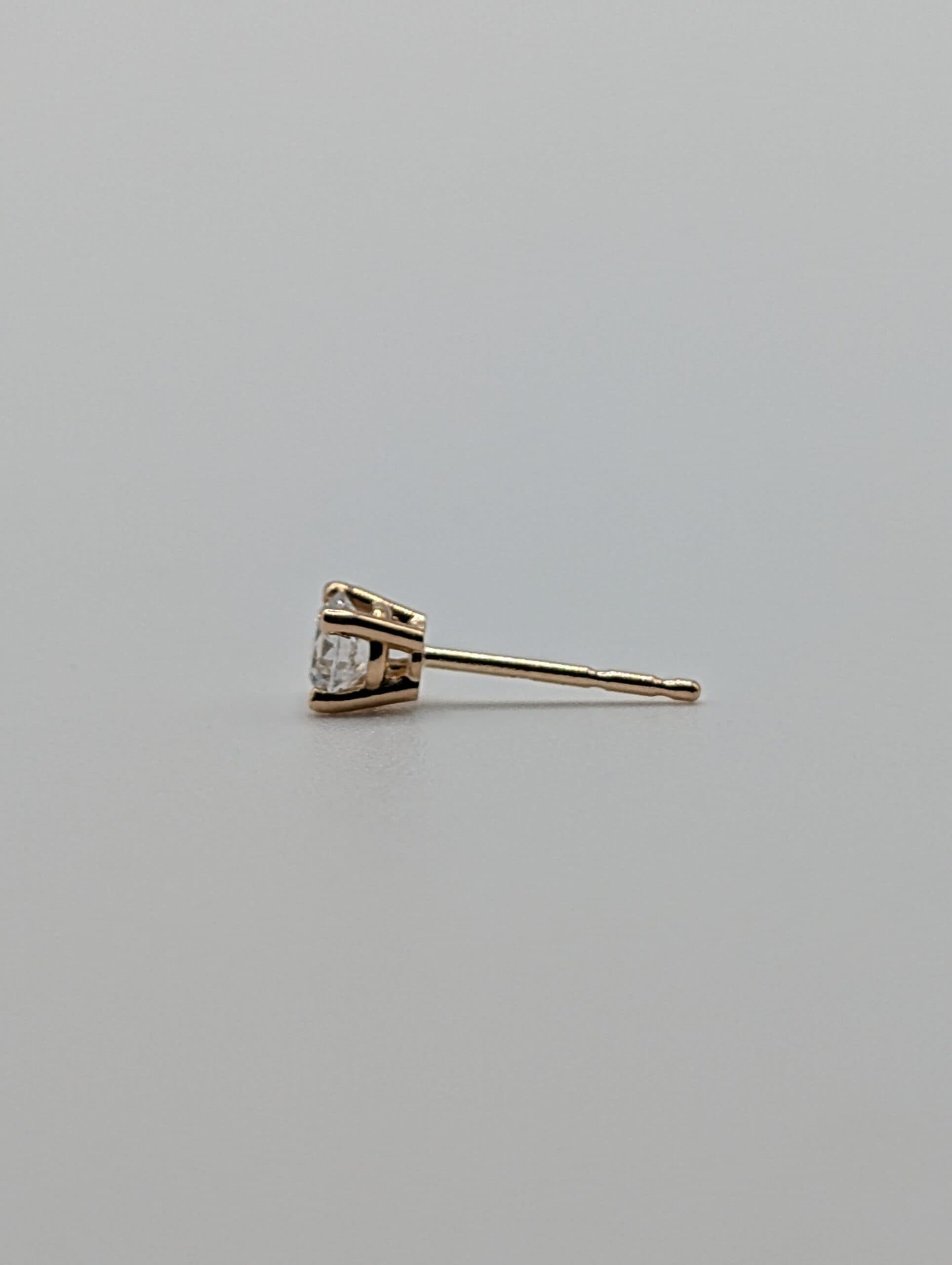 Four Prong Lab Round Diamond Stud Earrings (0.50 ct. tw.)