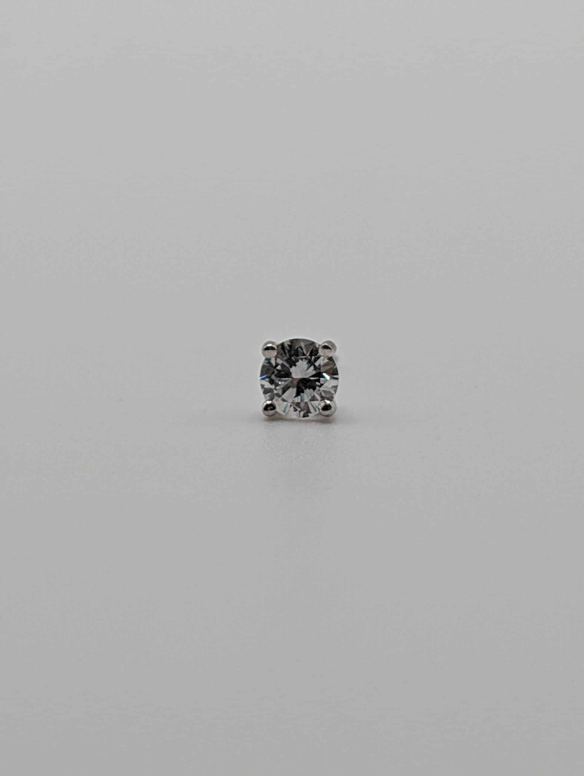 Four Prong Lab Round Diamond Stud Earrings (0.75 ct. tw.)