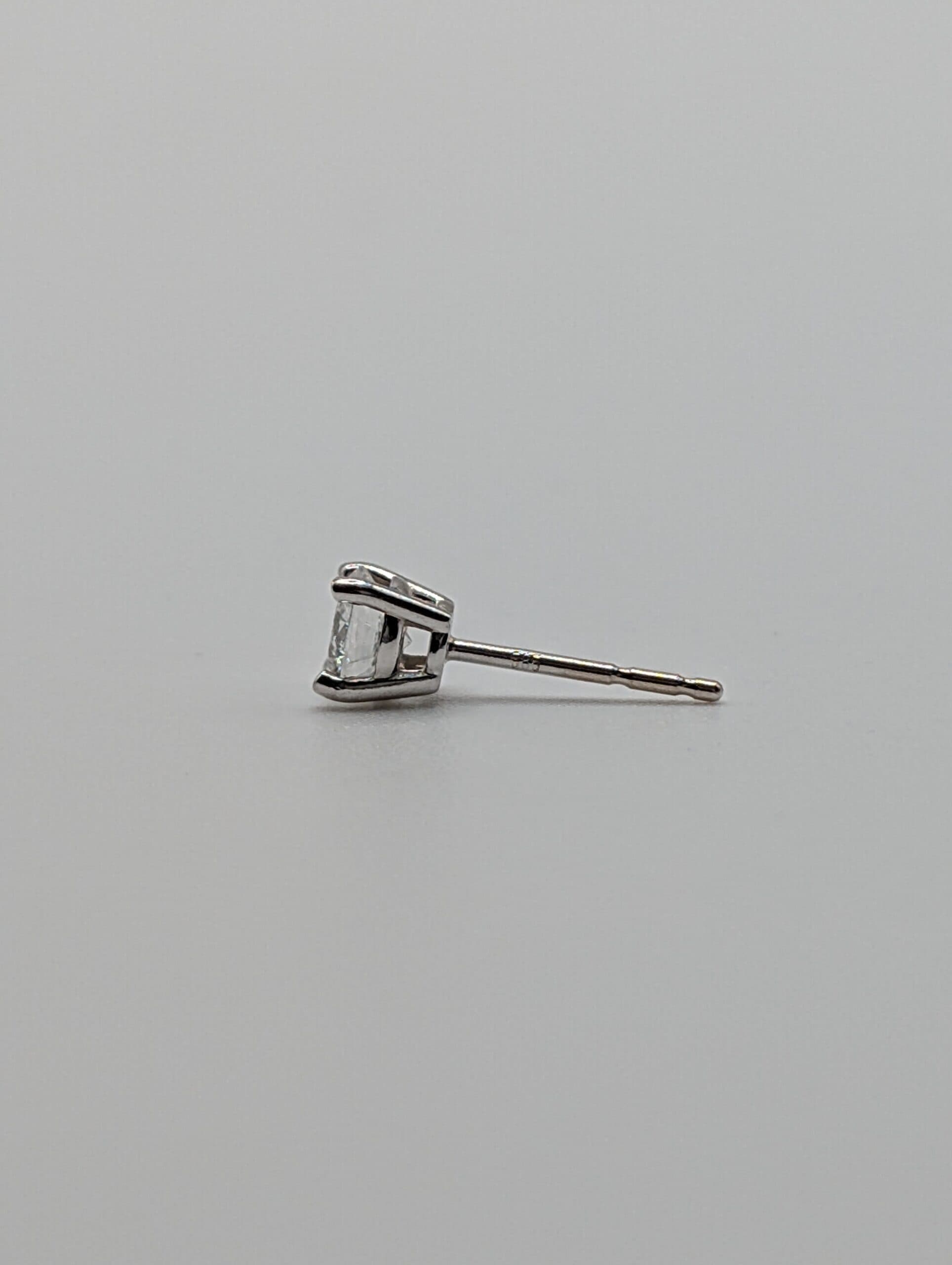 Four Prong Lab Round Diamond Stud Earrings (0.75 ct. tw.)