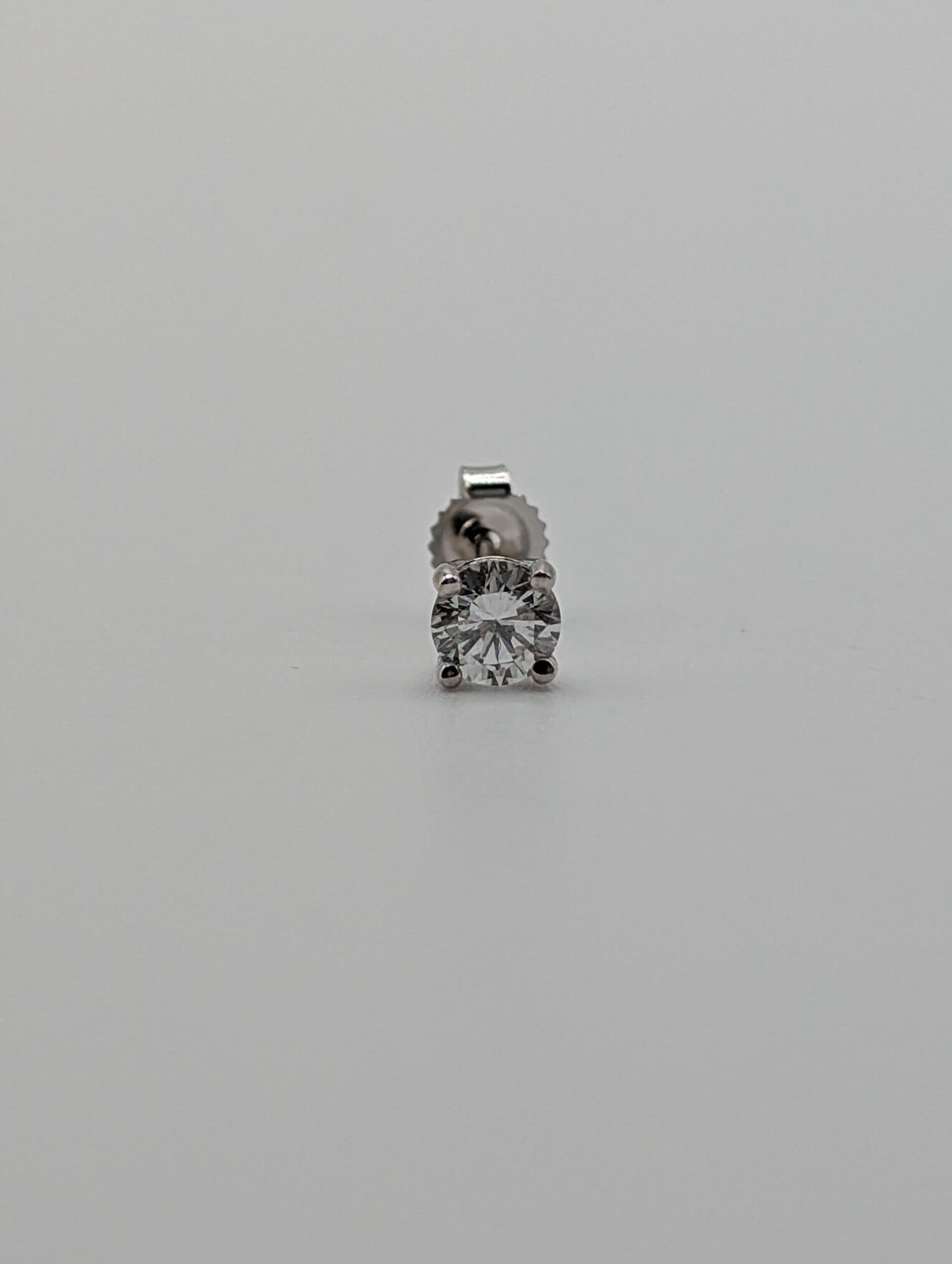 Four Prong Lab Round Diamond Stud Earrings (0.75 ct. tw.)