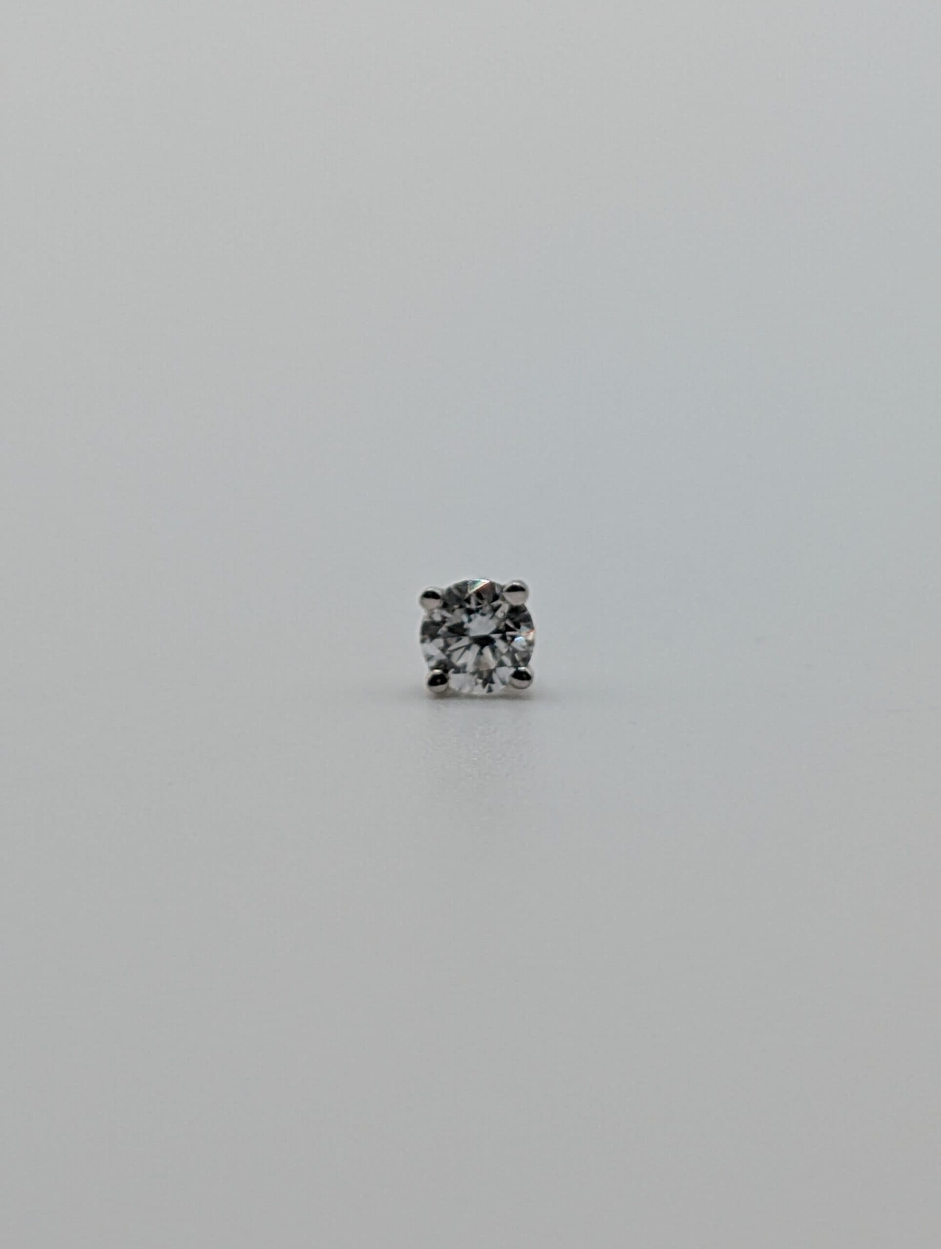 Four Prong Lab Round Diamond Stud Earrings (0.50 ct. tw.)