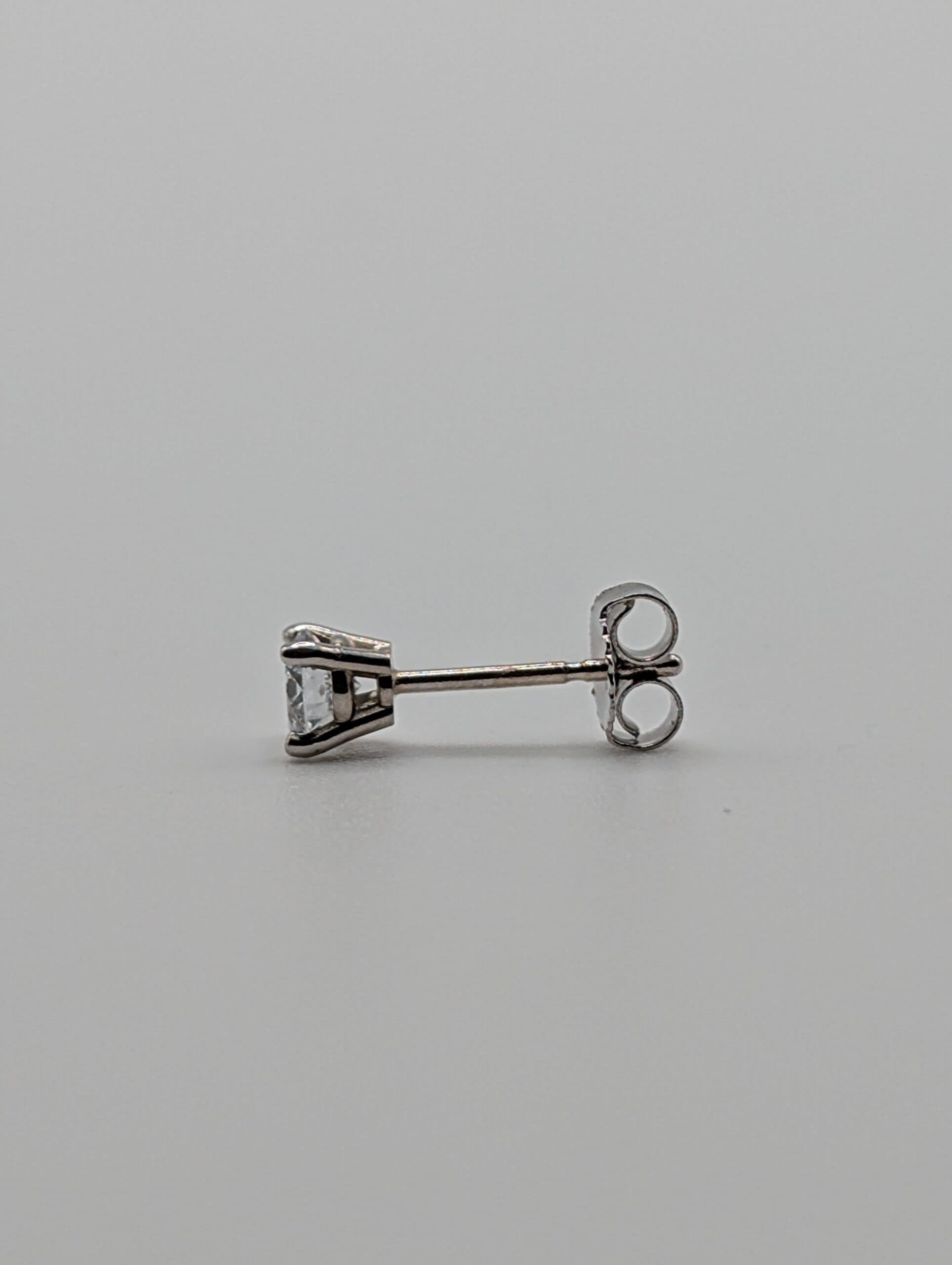 Four Prong Lab Round Diamond Stud Earrings (0.50 ct. tw.)