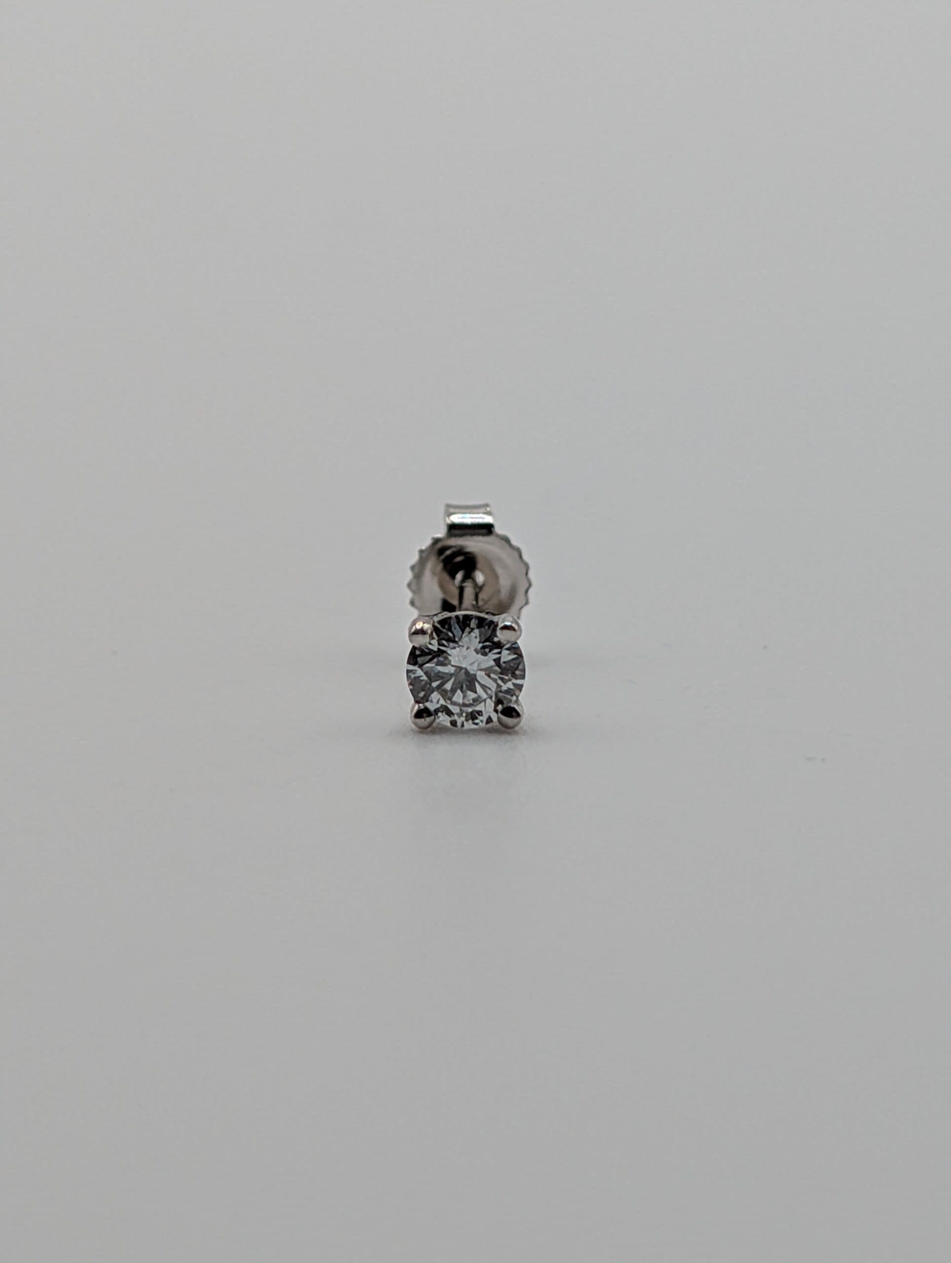 Four Prong Lab Round Diamond Stud Earrings (0.50 ct. tw.)