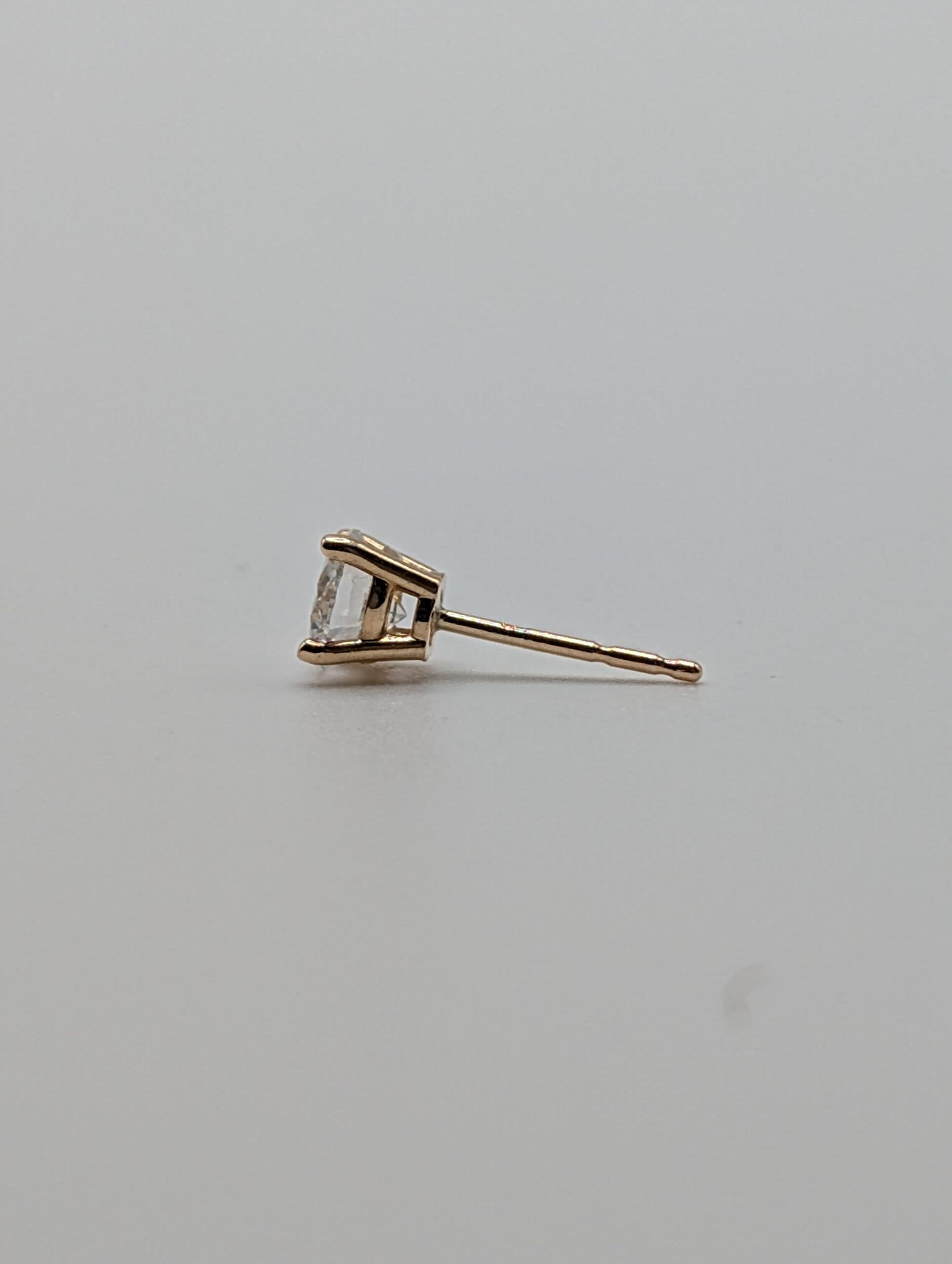 Four Prong Lab Round Diamond Stud Earrings (1.00 ct. tw.)