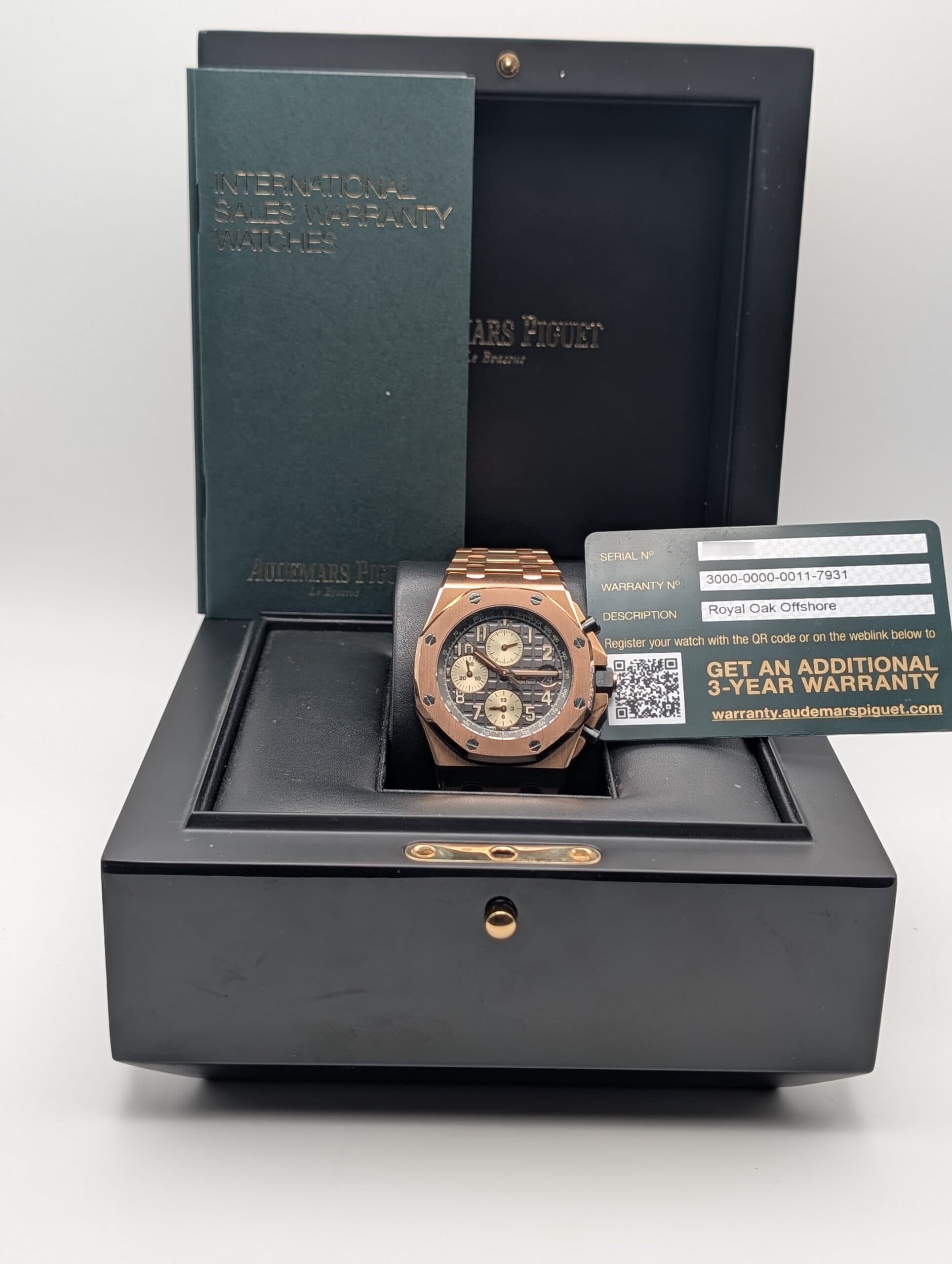 Audemars Piguet Royal Oak Offshore Chronograph 42 - Certificate