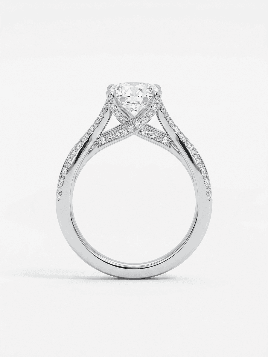 Yellow Gold Engagement Ring: Monaco Edition