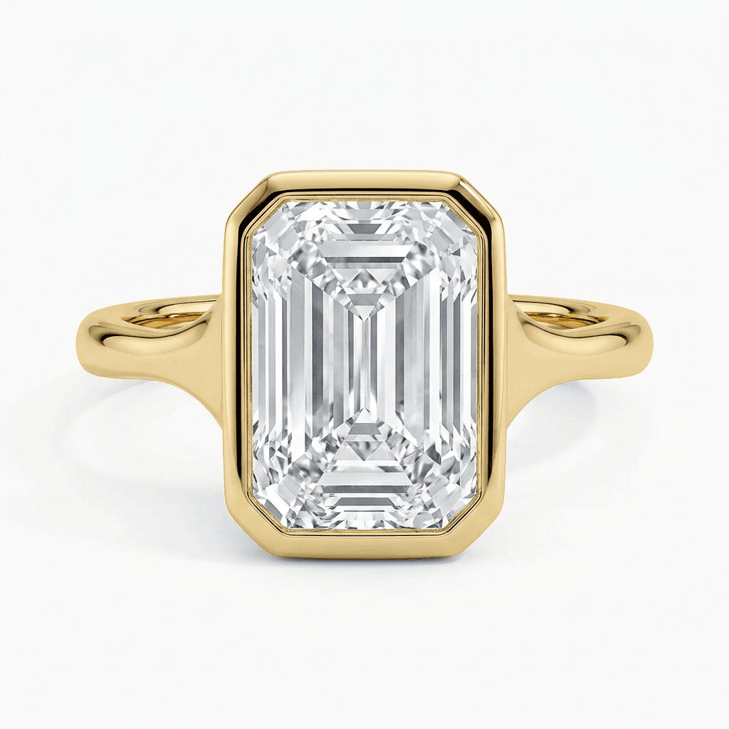 Radiant Diamond Engagement Ring in Gold - 100-00023
