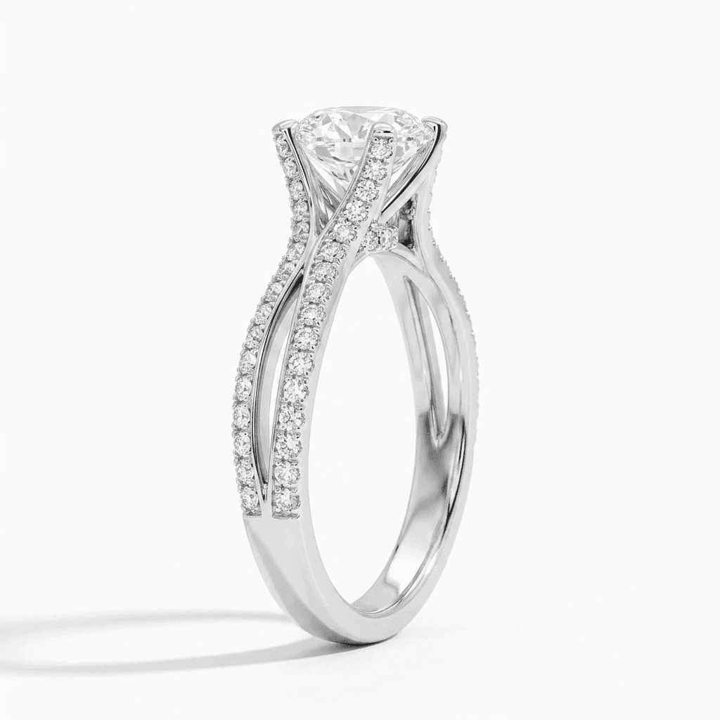 Yellow Gold Engagement Ring: Monaco Edition