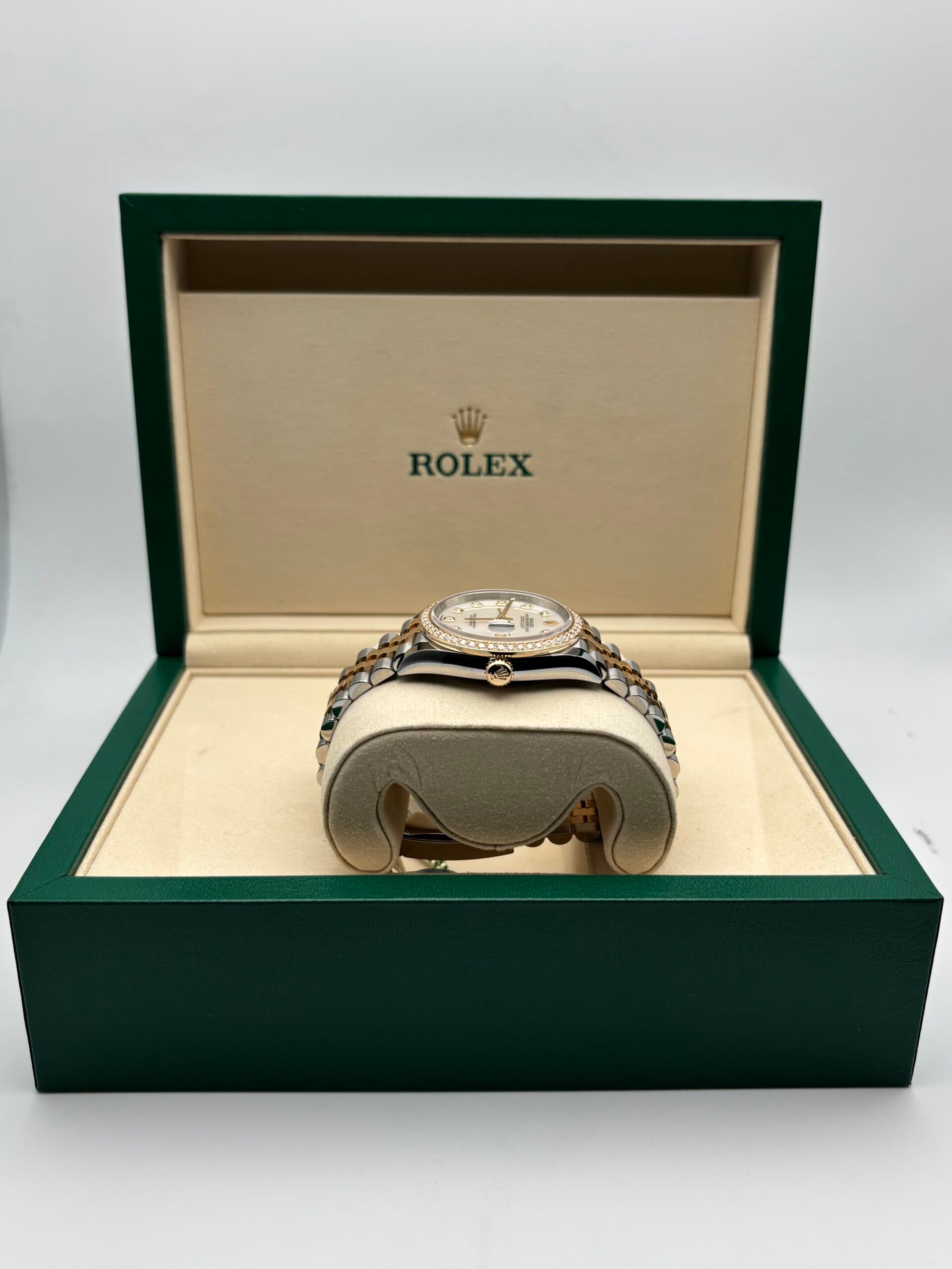 Rolex Datejust 36 Diamond Yellow Gold Watch | SRL Boutique