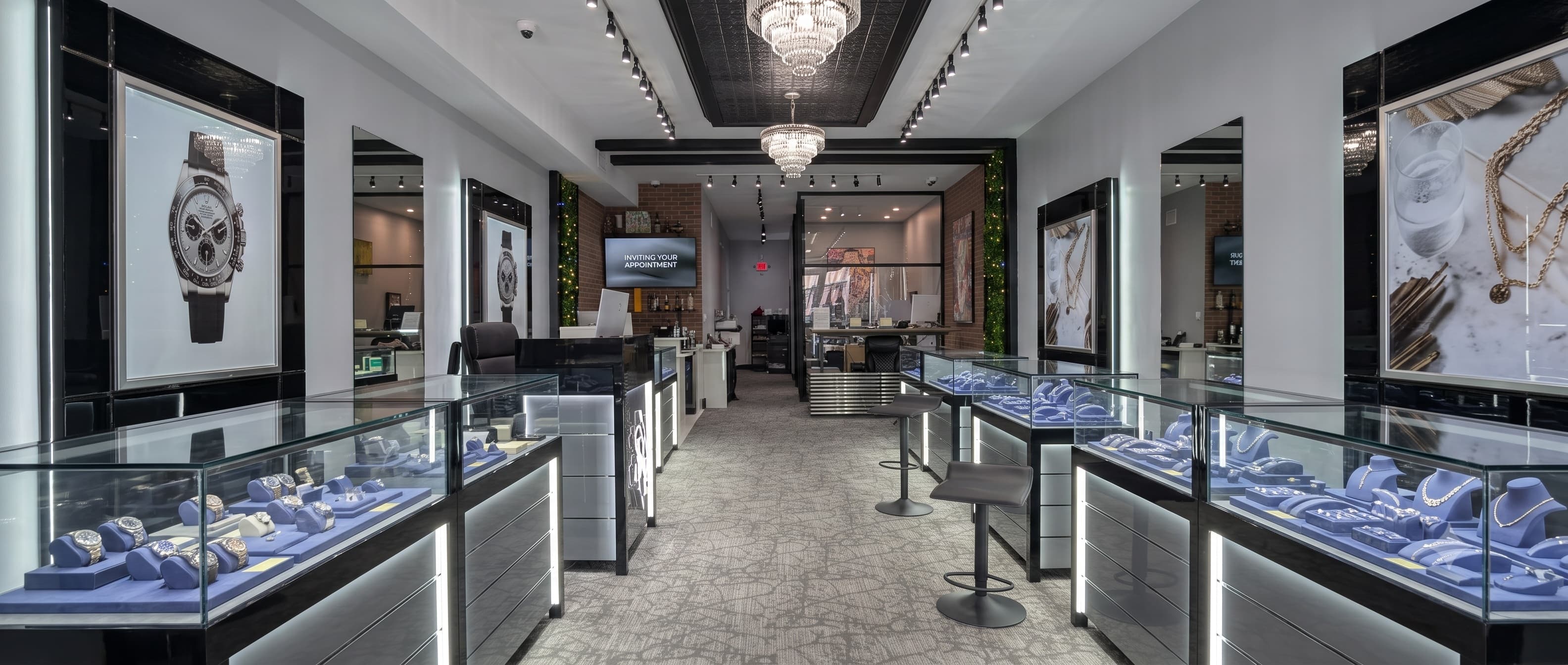 SRL Jewelers Birmingham showroom — request a private appointment