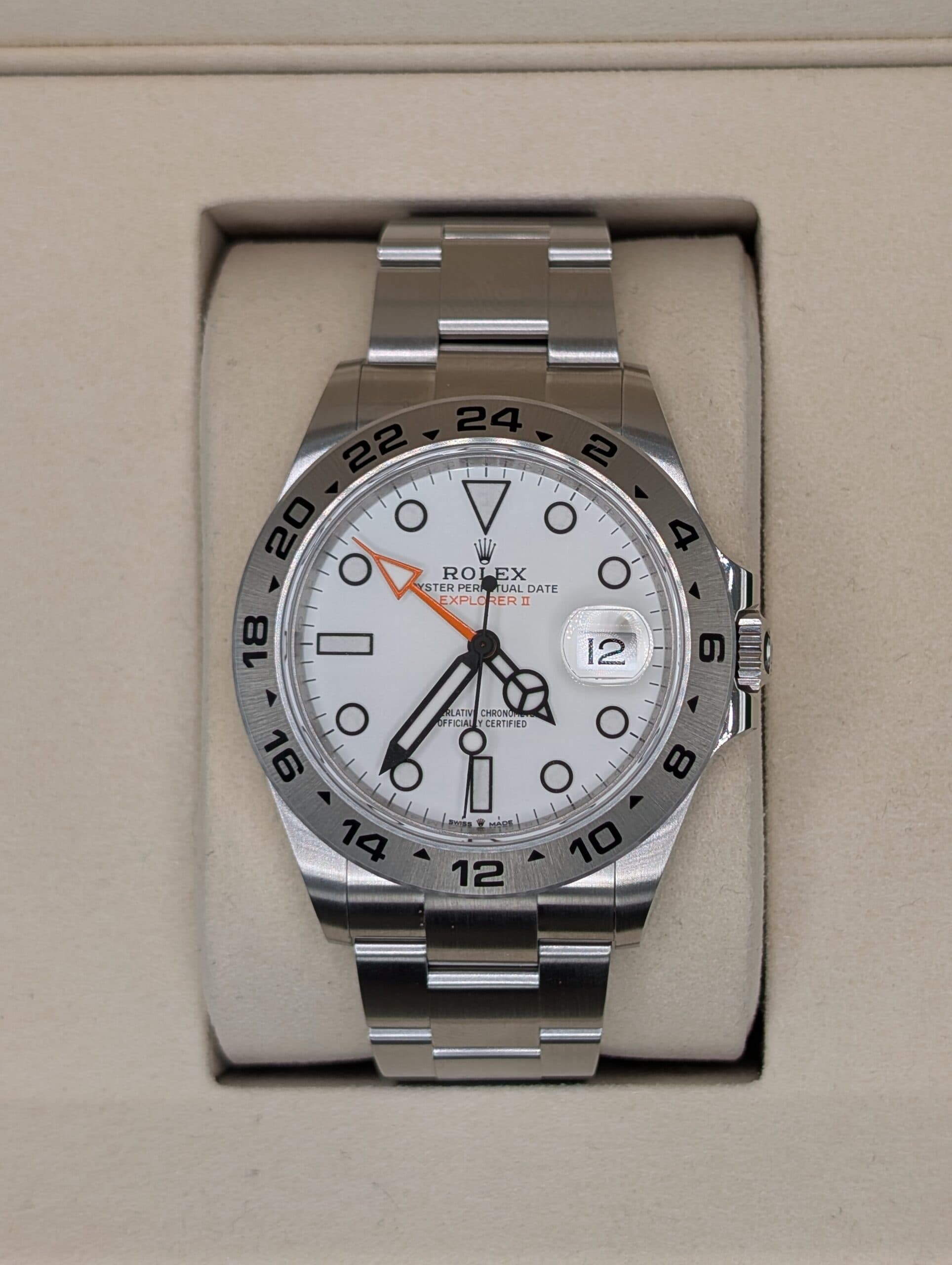 Rolex Explorer II - 226570 - Zoomed In