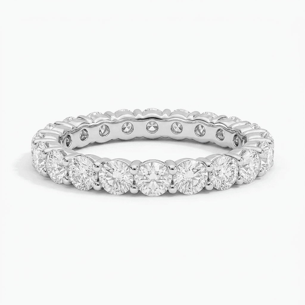 Lab Diamond Eternity Band in 14k Gold - 120-00007